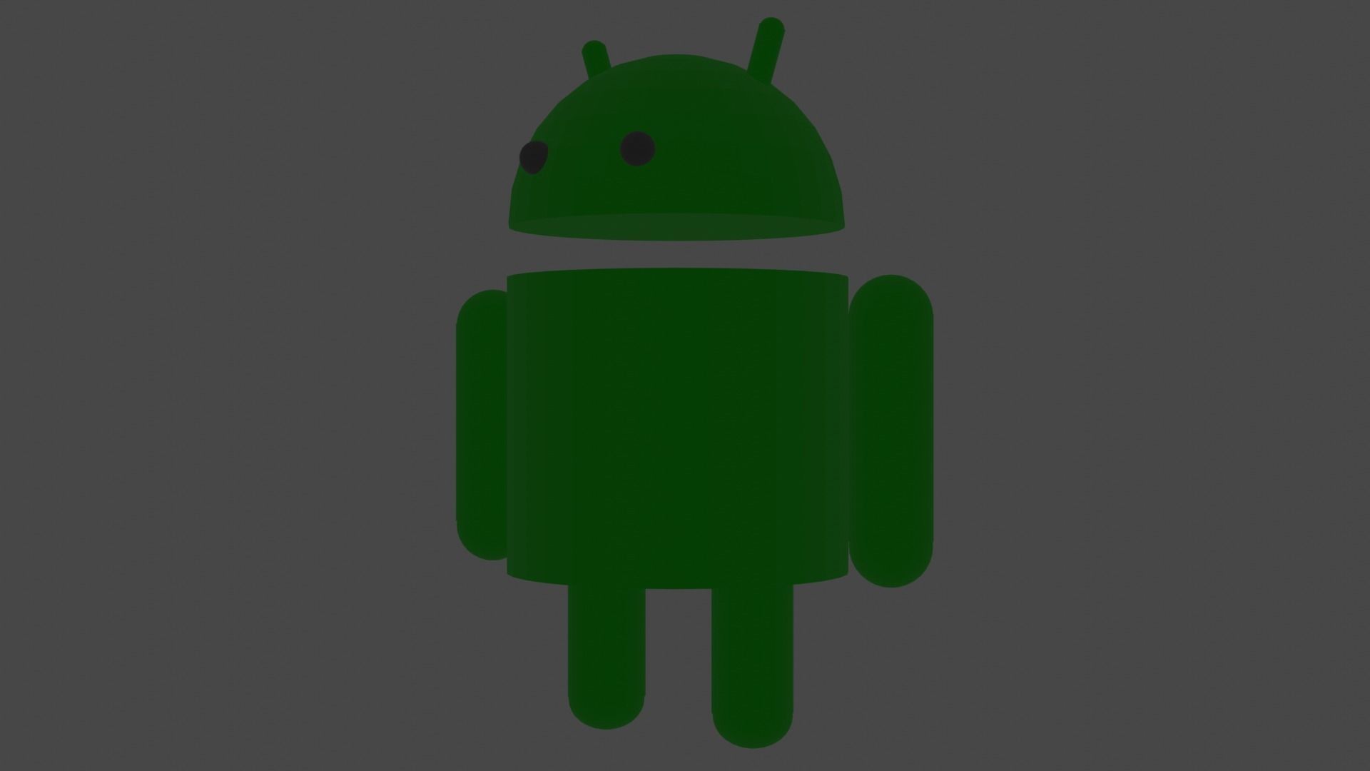 Android logo 3D model_1