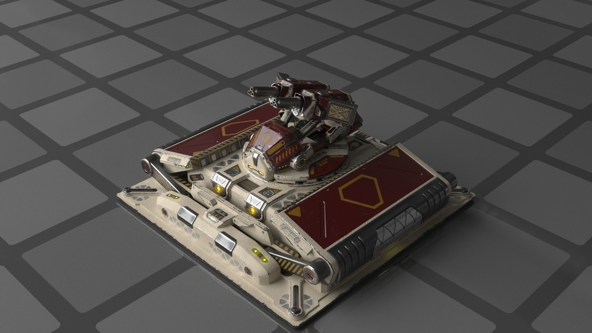 Imperial Medium Repeater 3D model_19