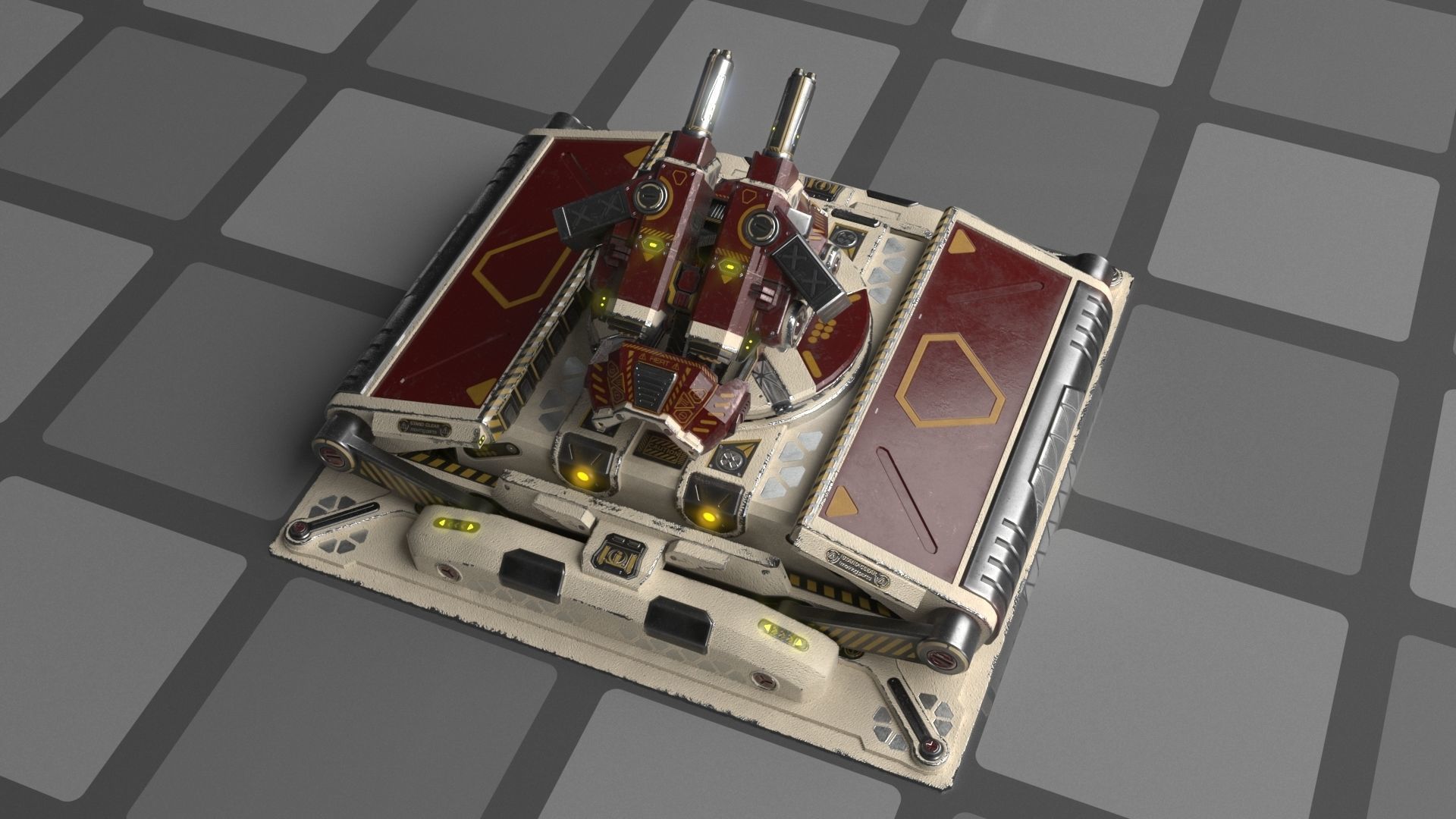 Imperial Medium Repeater 3D model_4