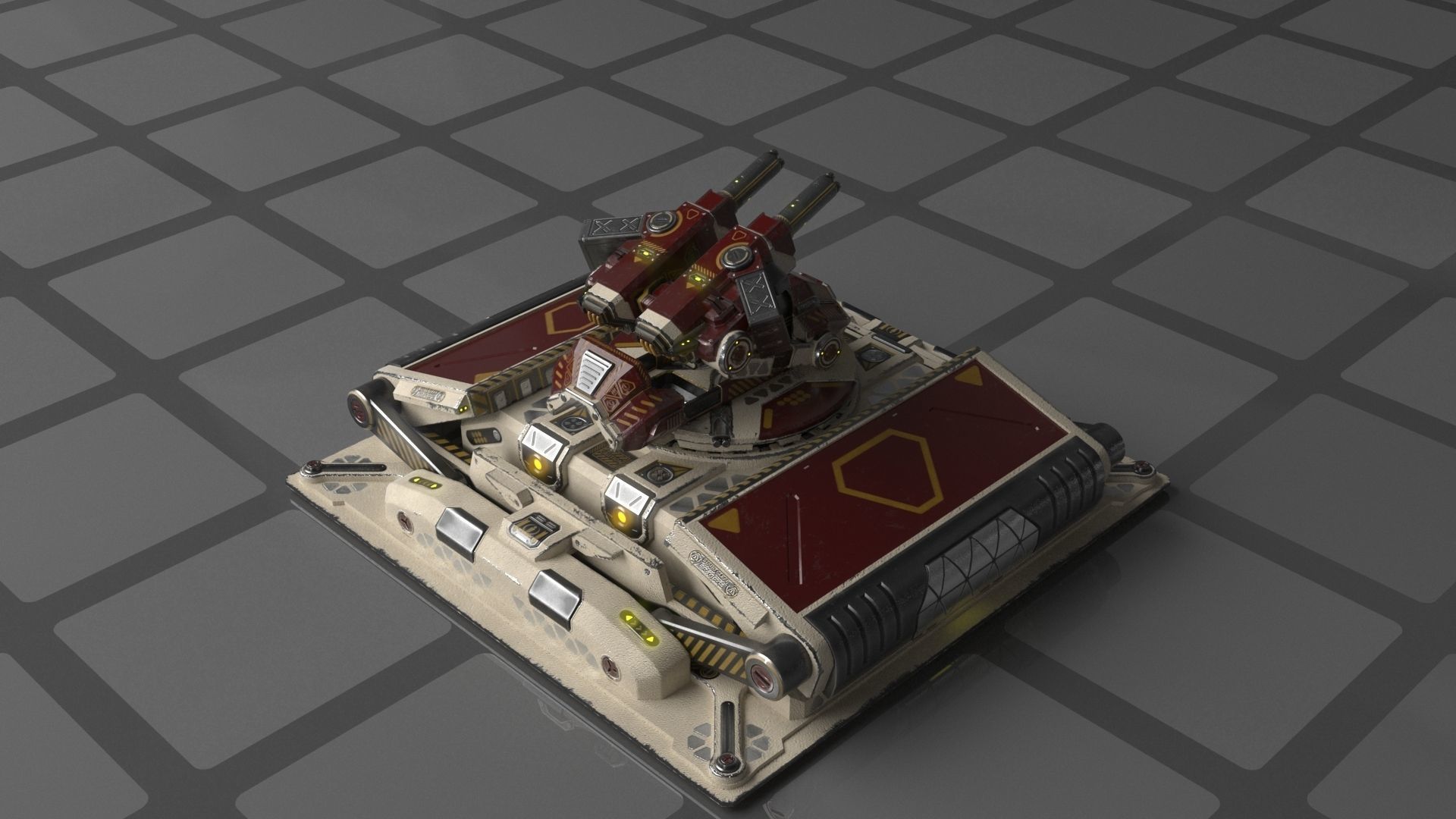 Imperial Medium Repeater 3D model_11