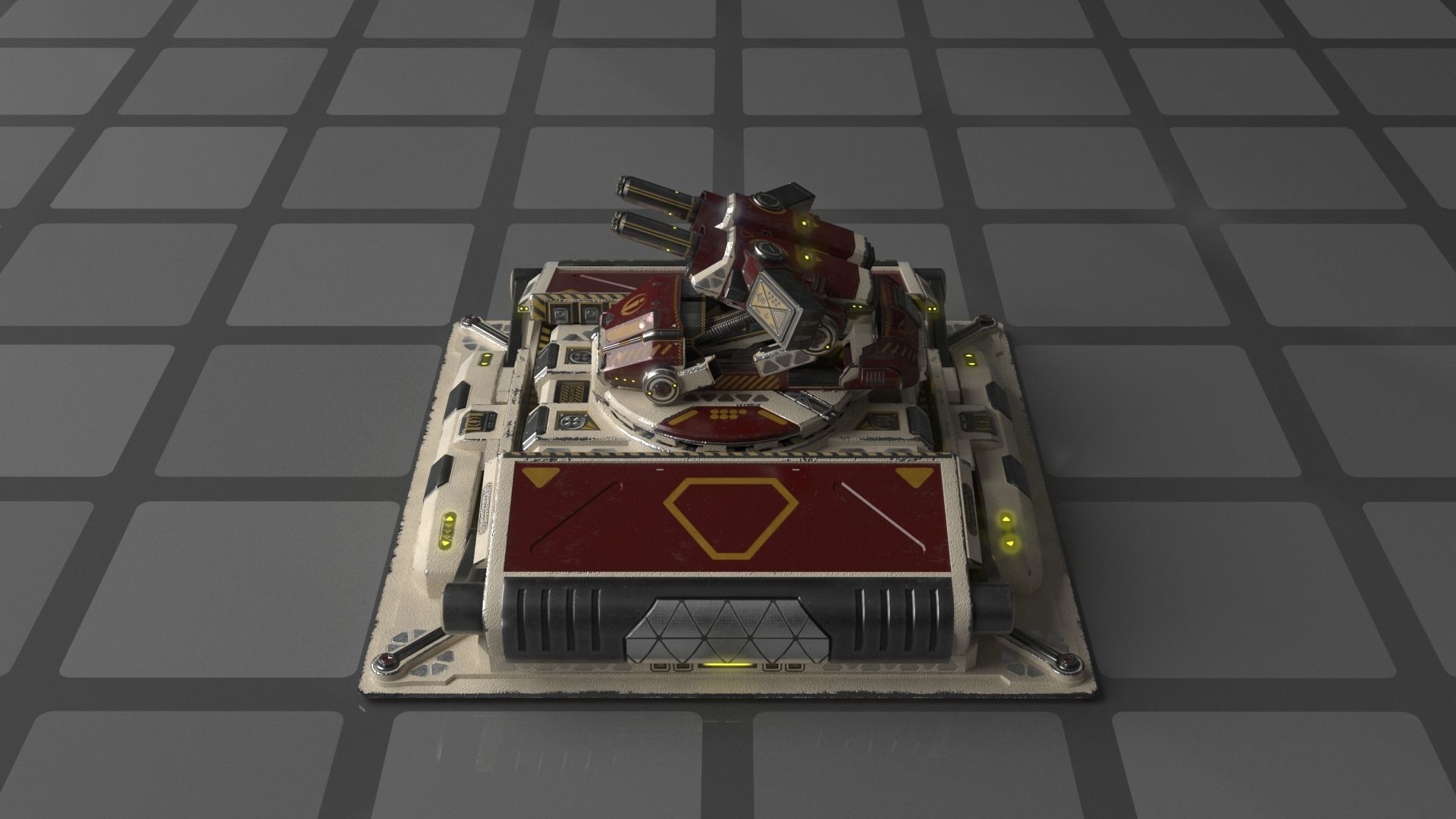 Imperial Medium Repeater 3D model_17