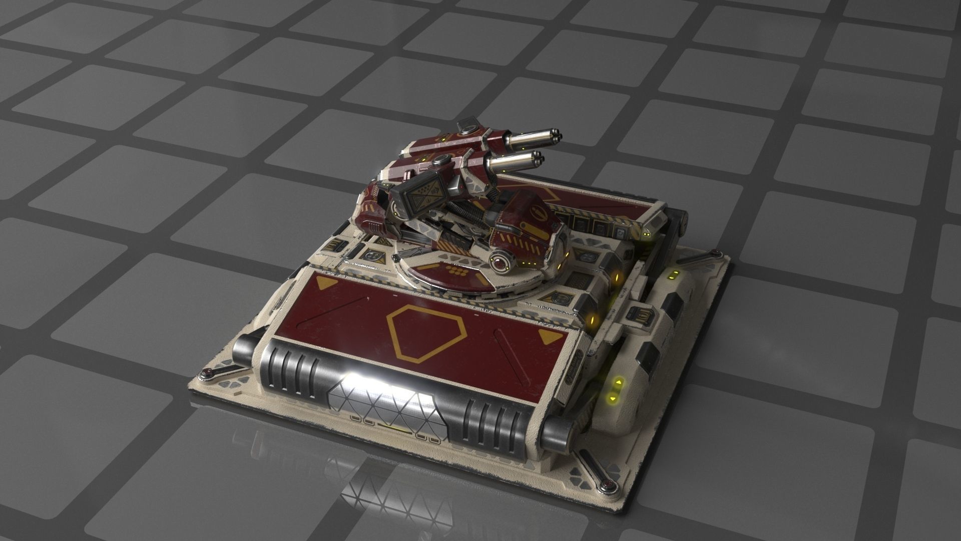 Imperial Medium Repeater 3D model_8