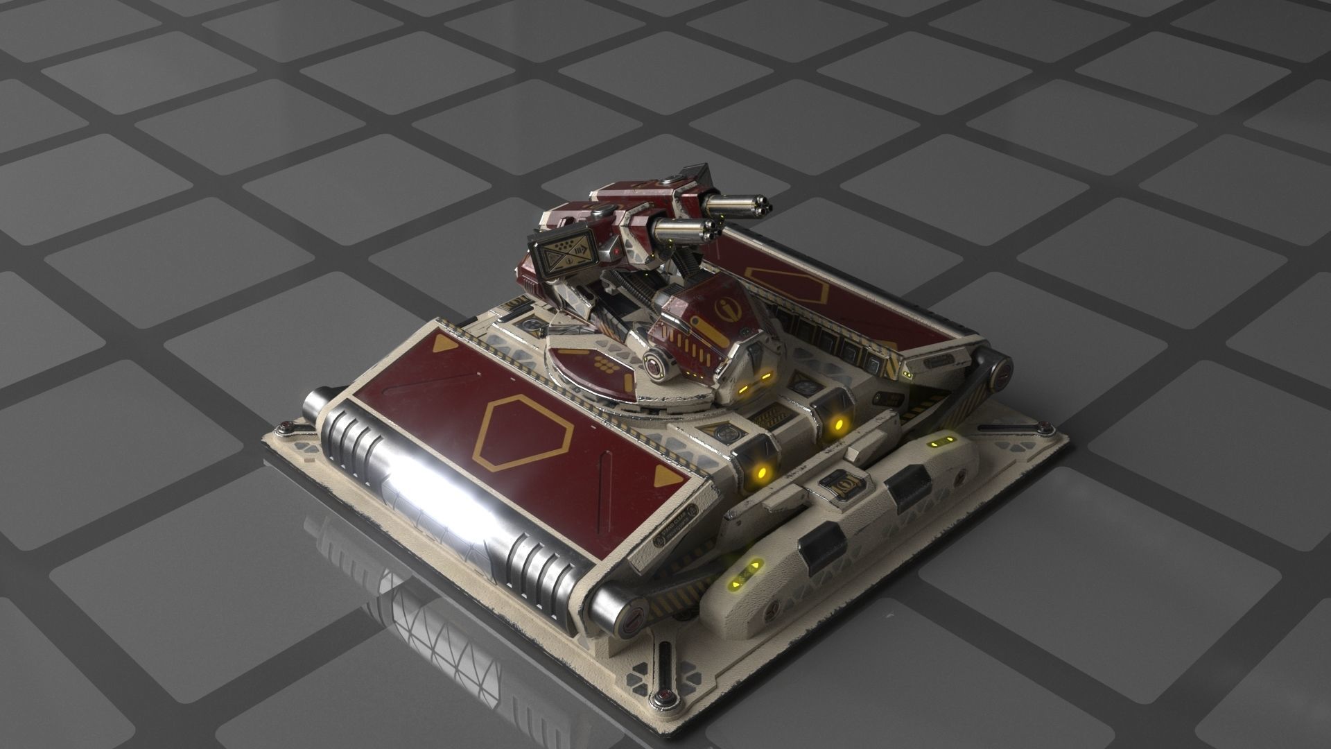 Imperial Medium Repeater 3D model_7