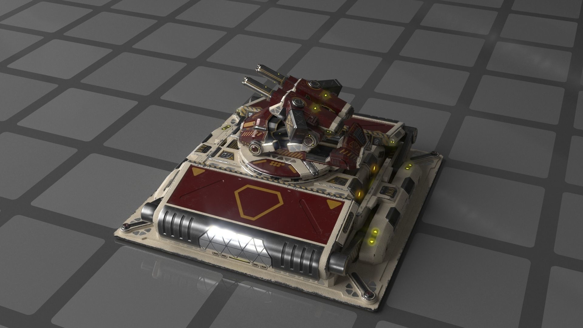 Imperial Medium Repeater 3D model_16