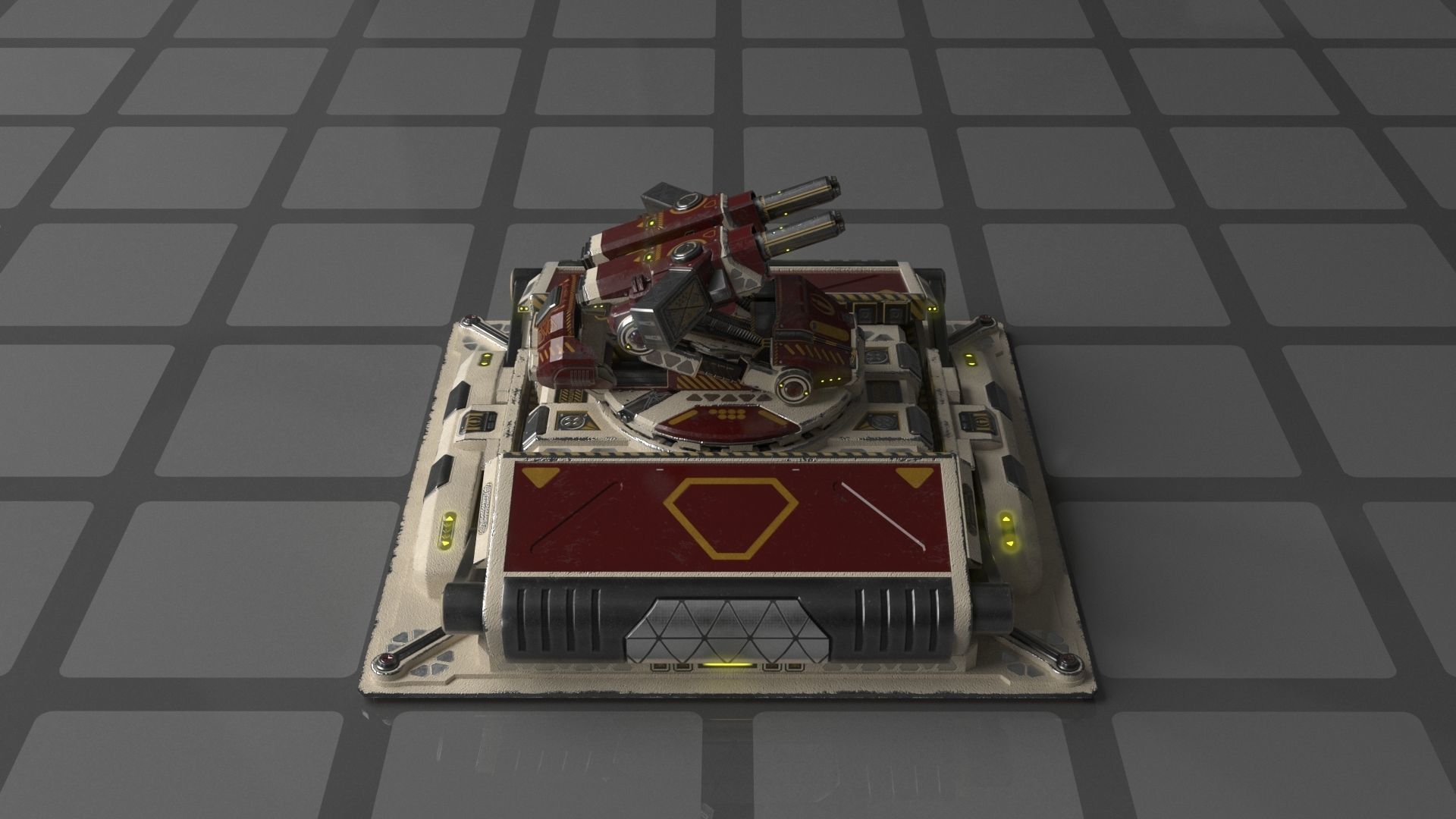 Imperial Medium Repeater 3D model_9