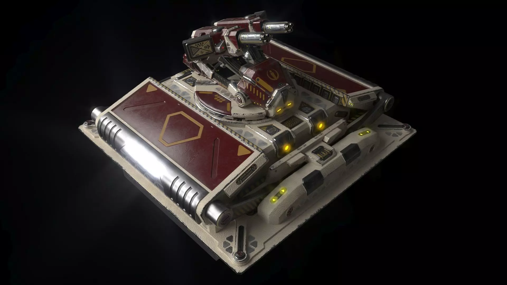 Imperial Medium Repeater 3D model_0