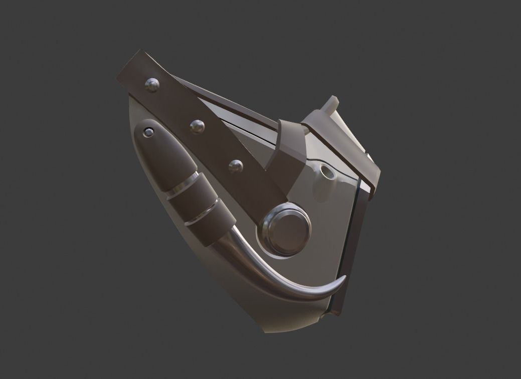 Kabal mask from Mortal Kombat 11 - Kano secret weapon 3D print model_4