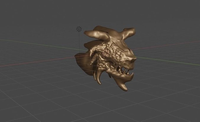 Dragon head Free 3D model