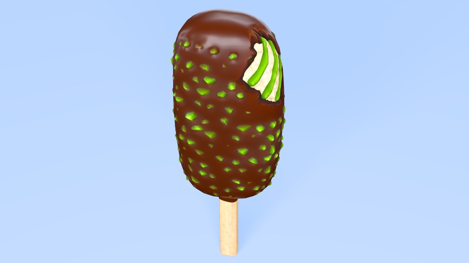 Popsicles Low-poly 3D model_40