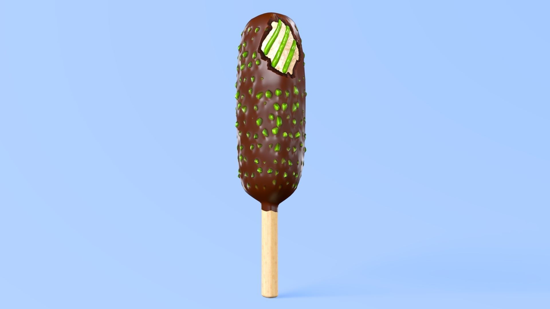 Popsicles Low-poly 3D model_36