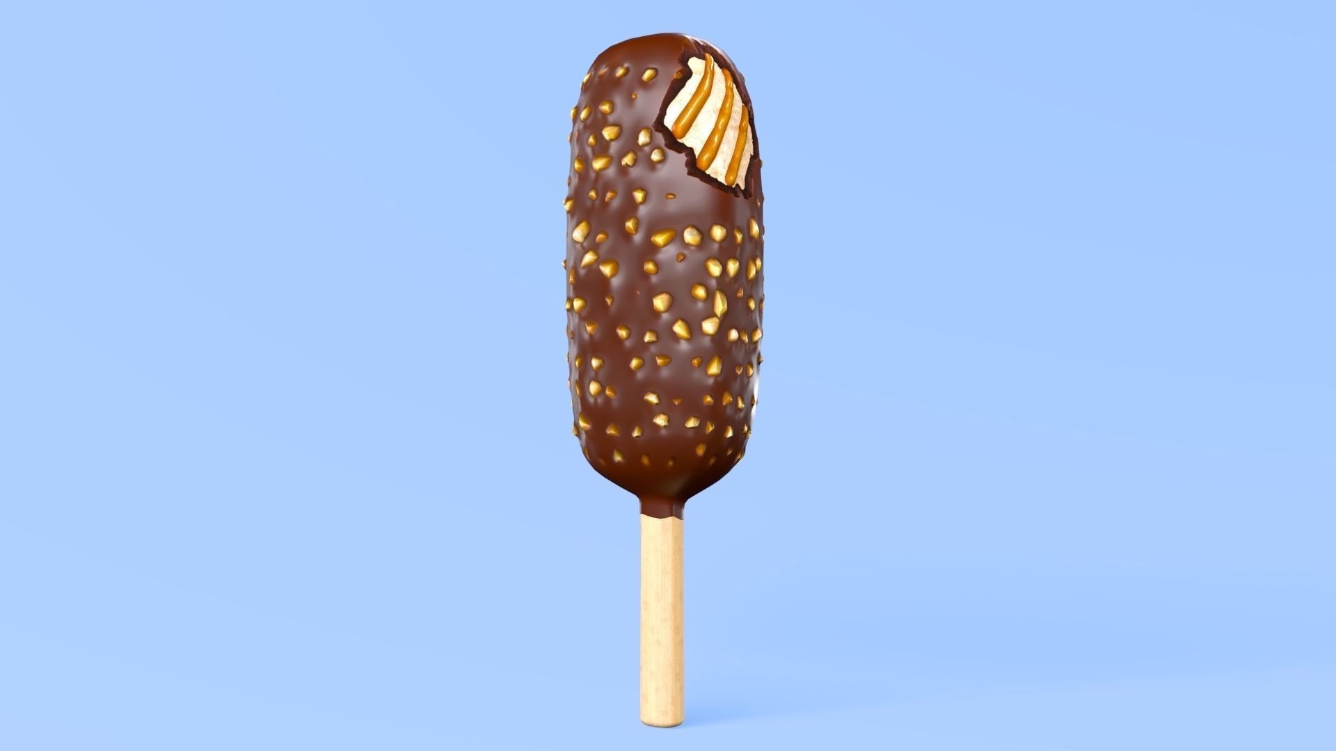 Popsicles Low-poly 3D model_6