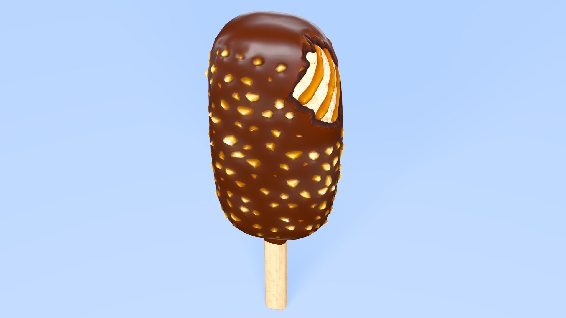 Popsicles Low-poly 3D model_13