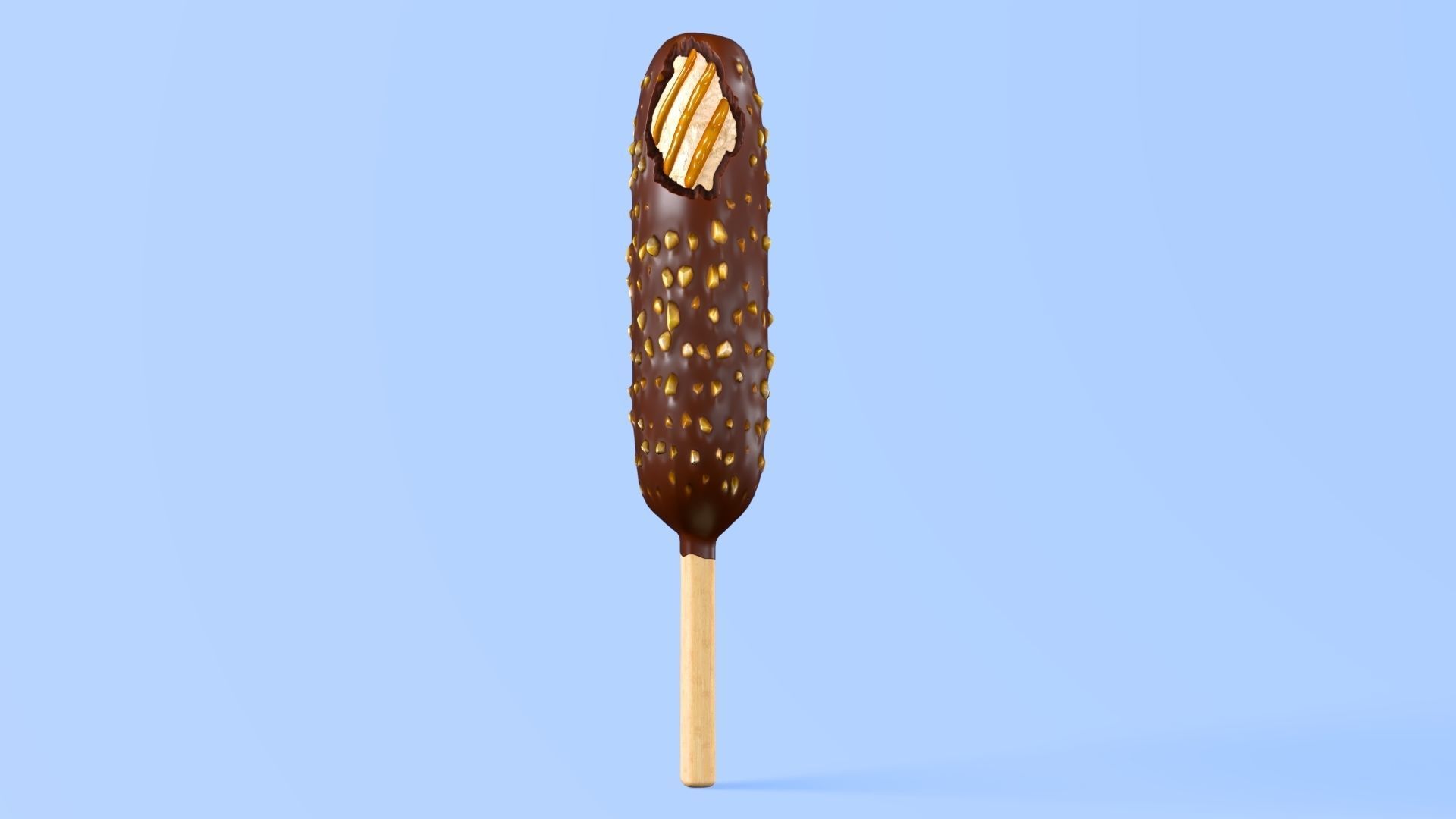 Popsicles Low-poly 3D model_9