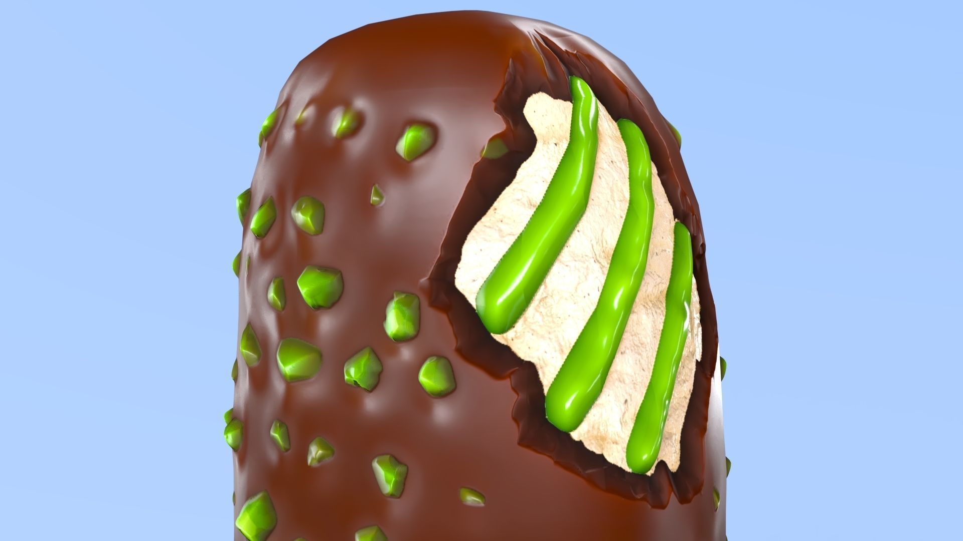 Popsicles Low-poly 3D model_41