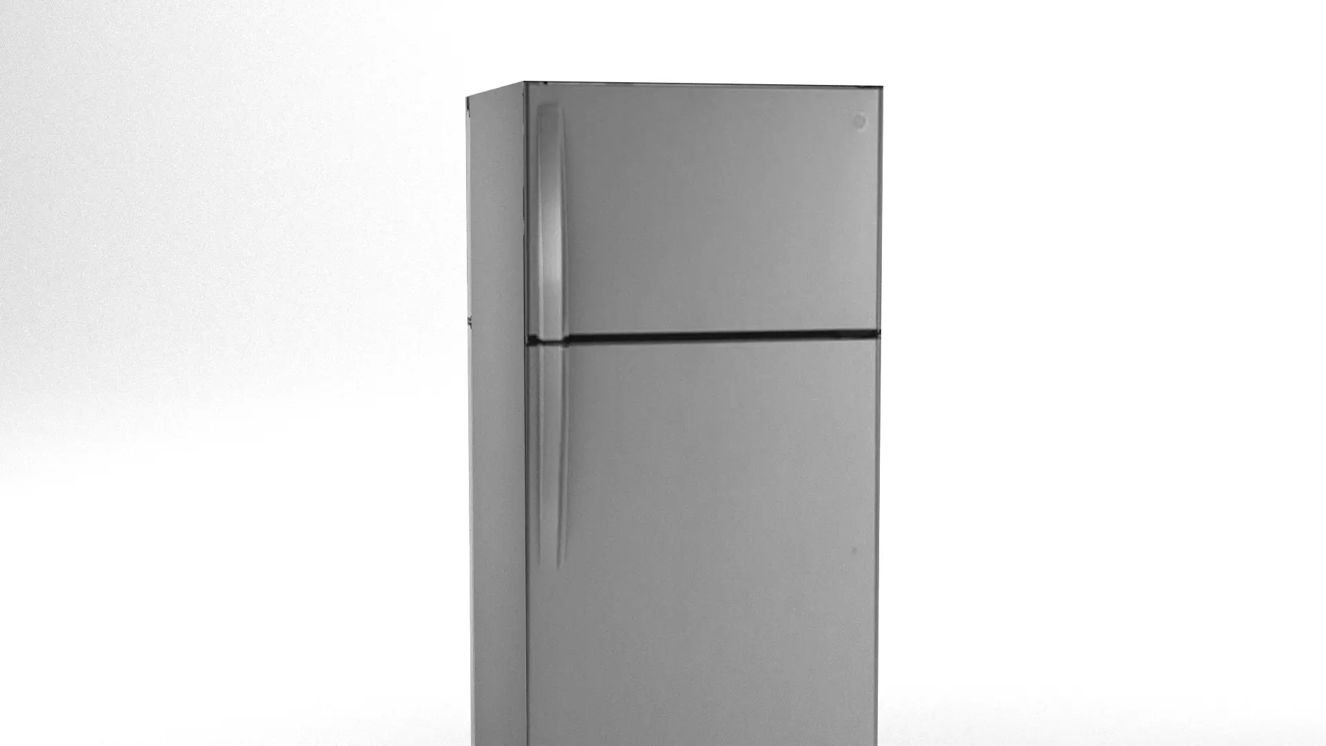 Refrigerator - Low Poly freezer Low-poly 3D model_0