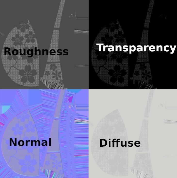 Push-up Bra Low-poly 3D model_7