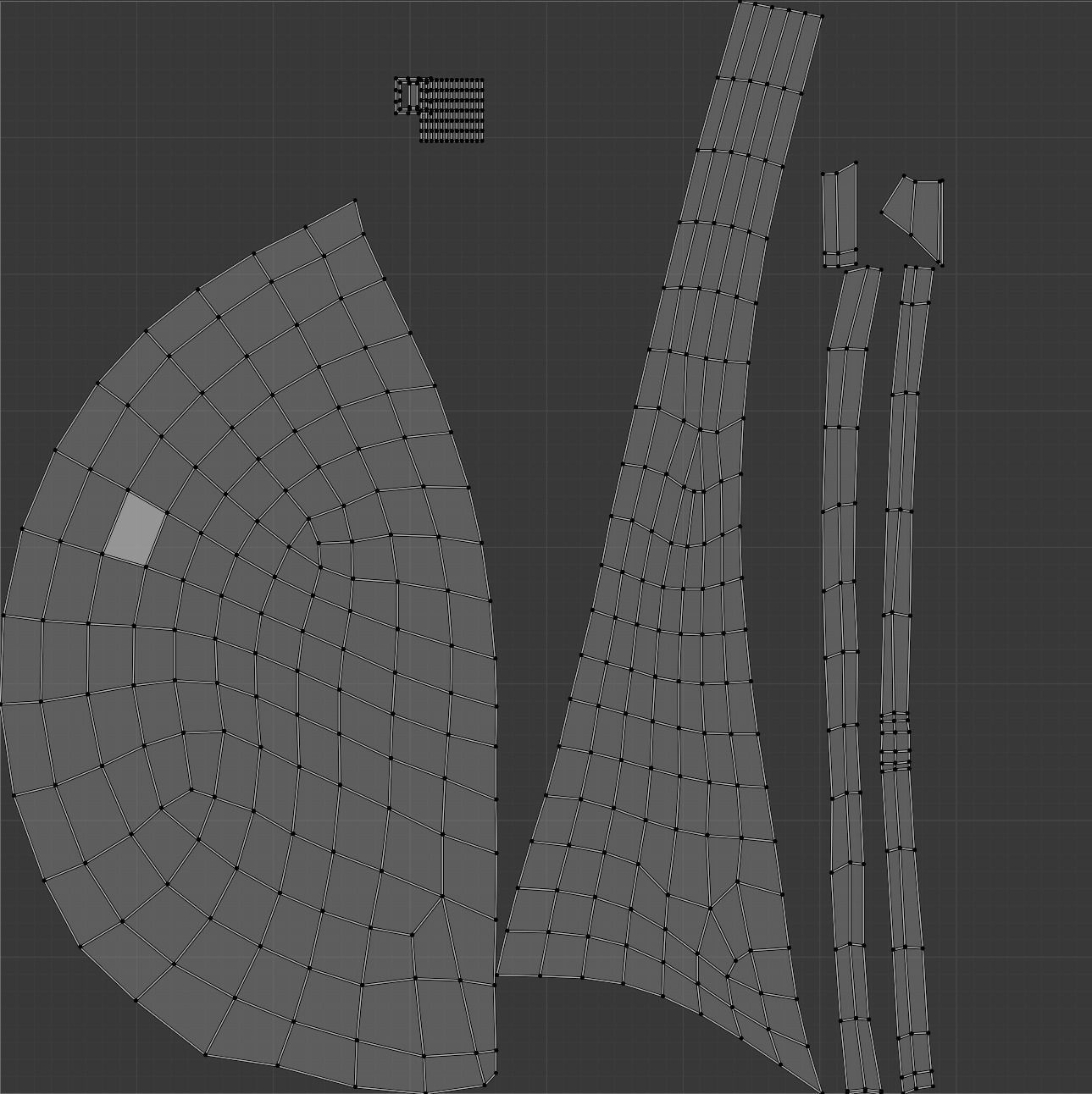 Push-up Bra Low-poly 3D model_8