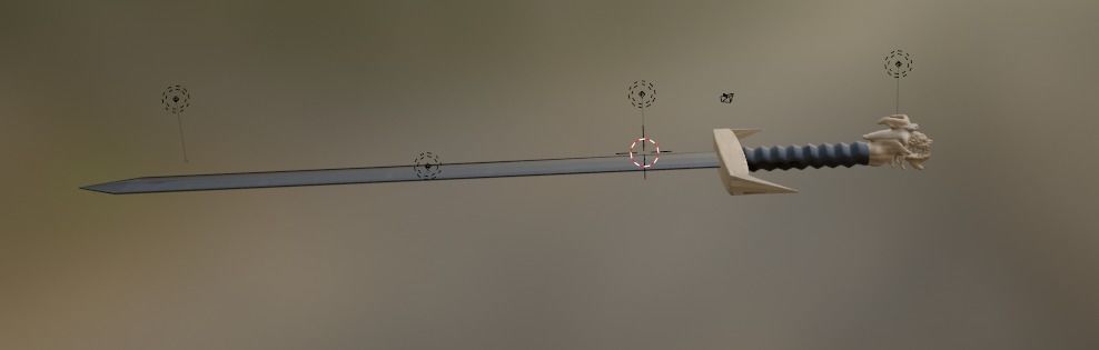 sword-dragonsword sword Free 3D model_3
