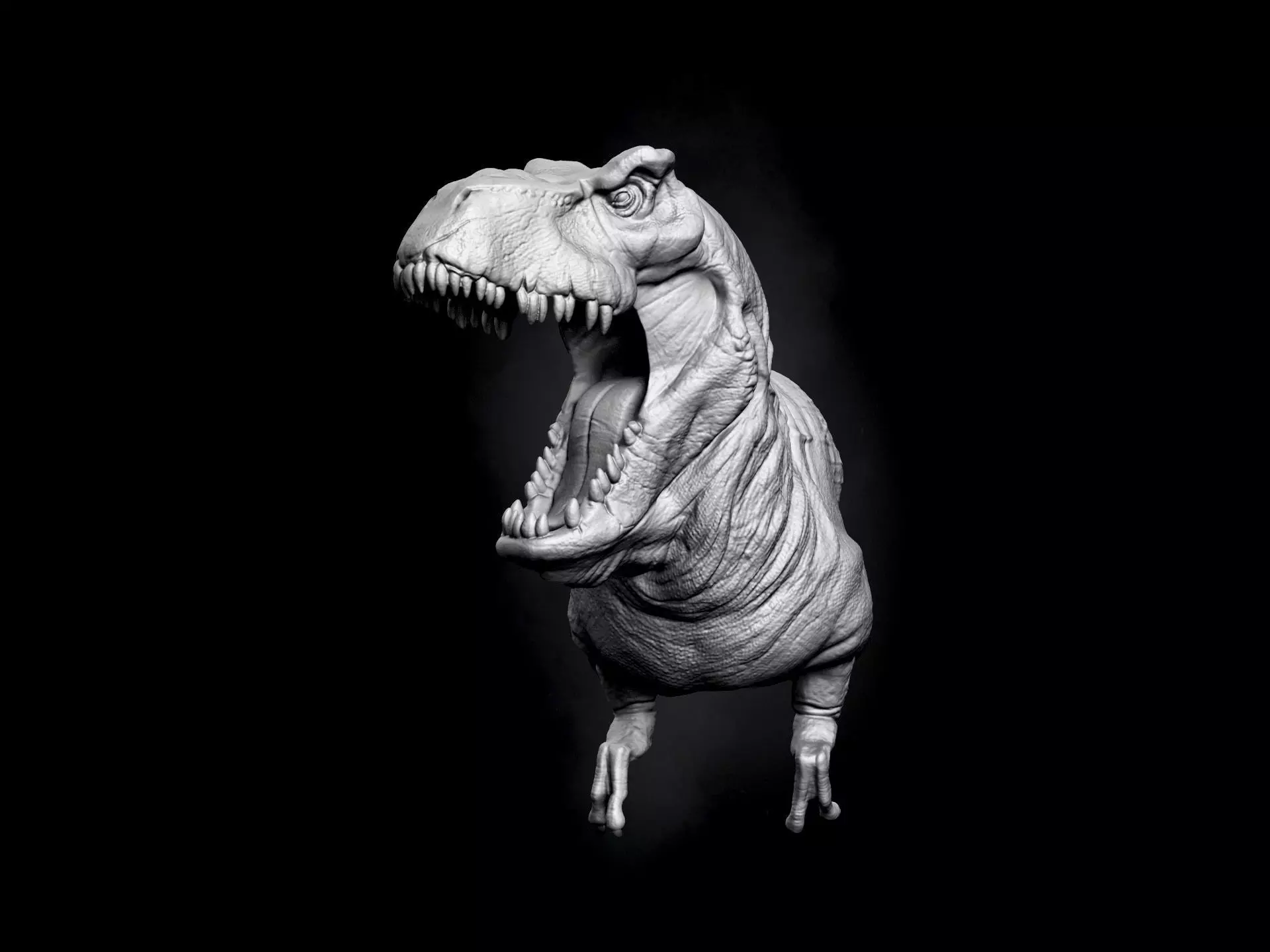 T-Rex t - rex 3D print model