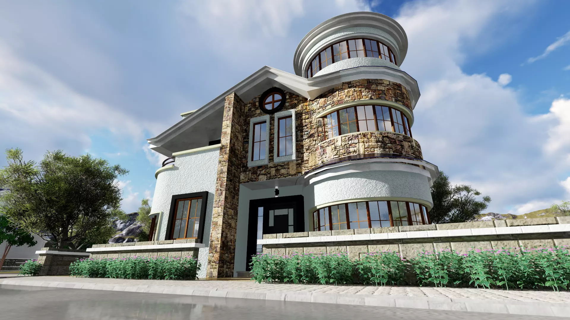 Villa in Dubai type 3D model_0