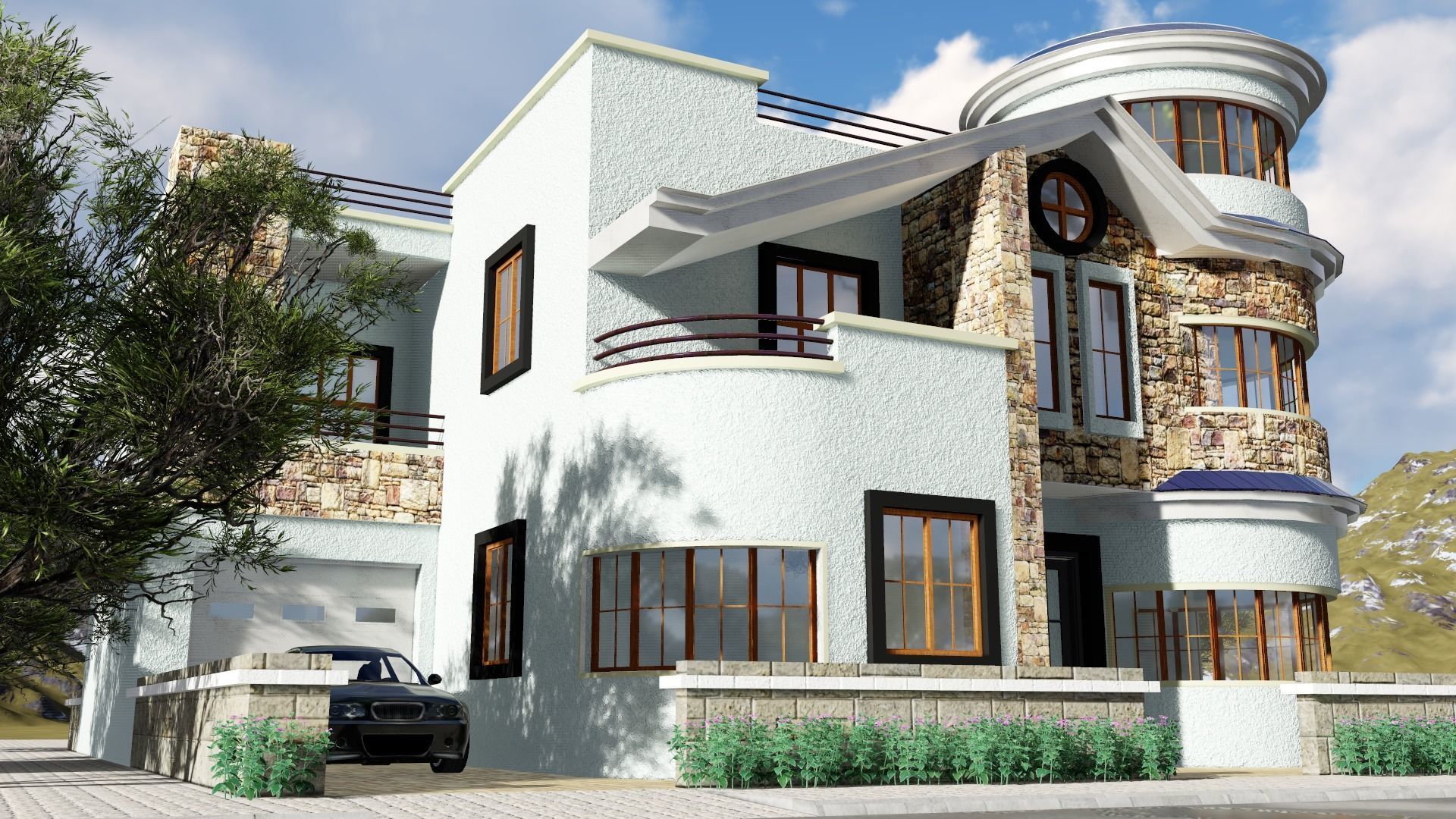 Villa in Dubai type 3D model_9