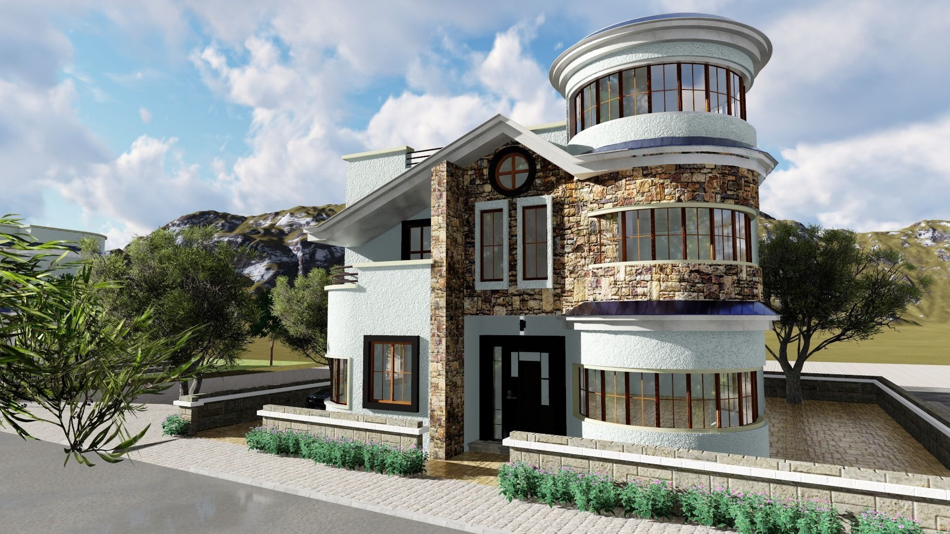Villa in Dubai type 3D model_2