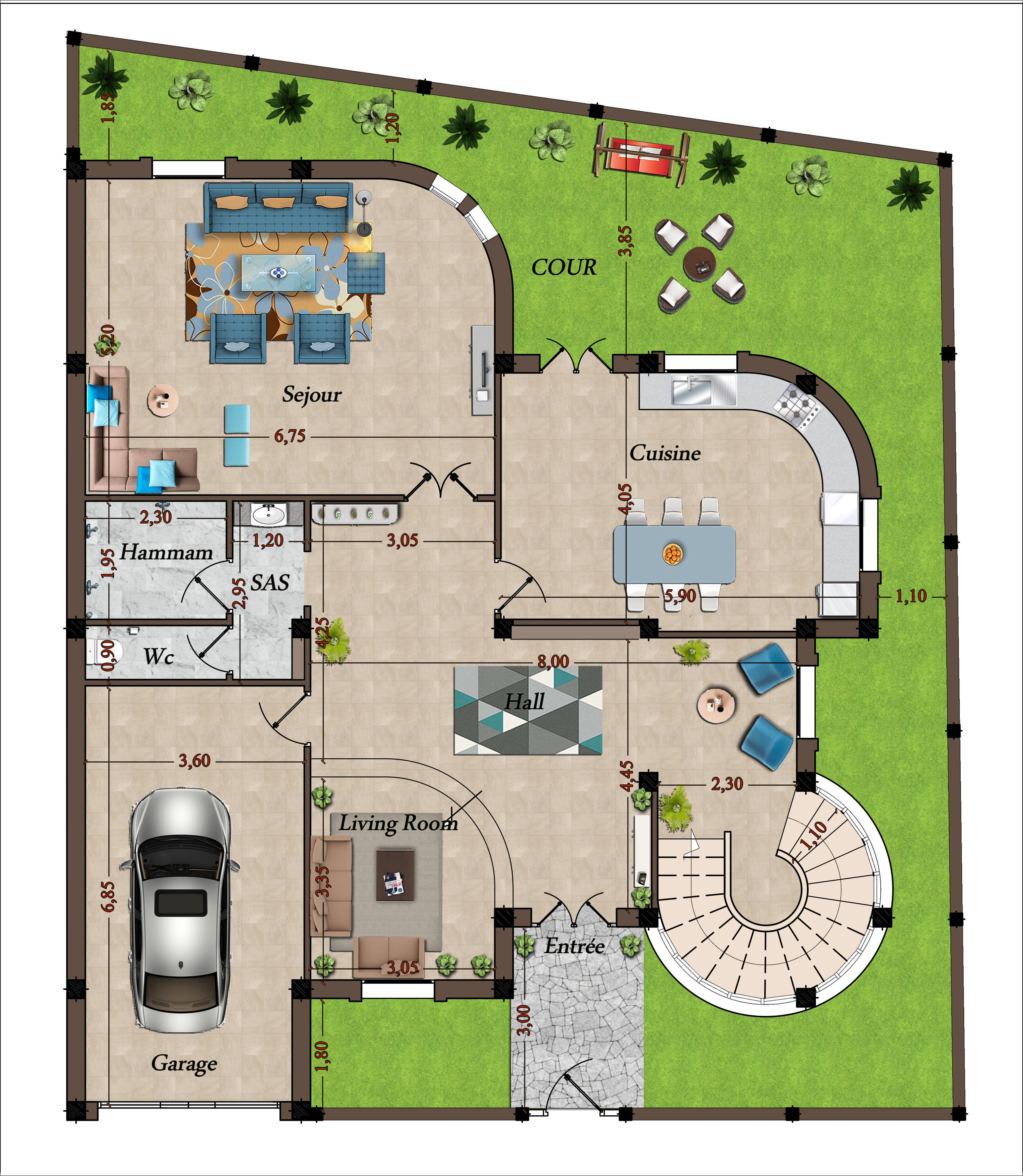 Villa in Dubai type 3D model_19