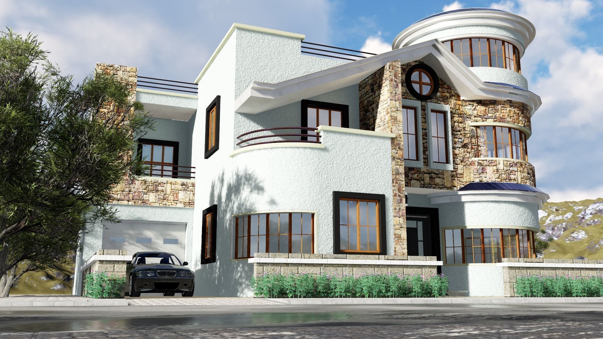 Villa in Dubai type 3D model_8