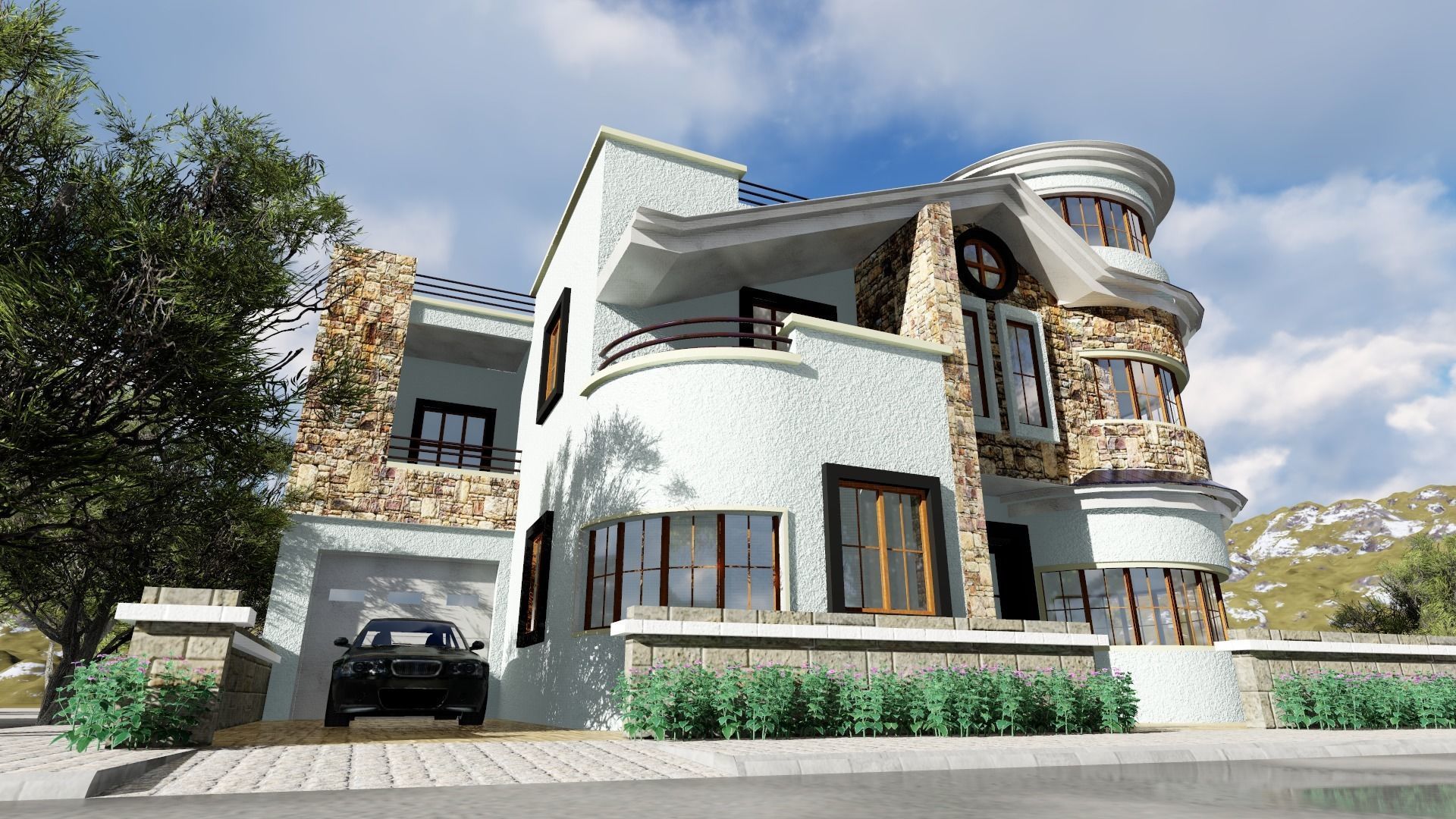 Villa in Dubai type 3D model_7