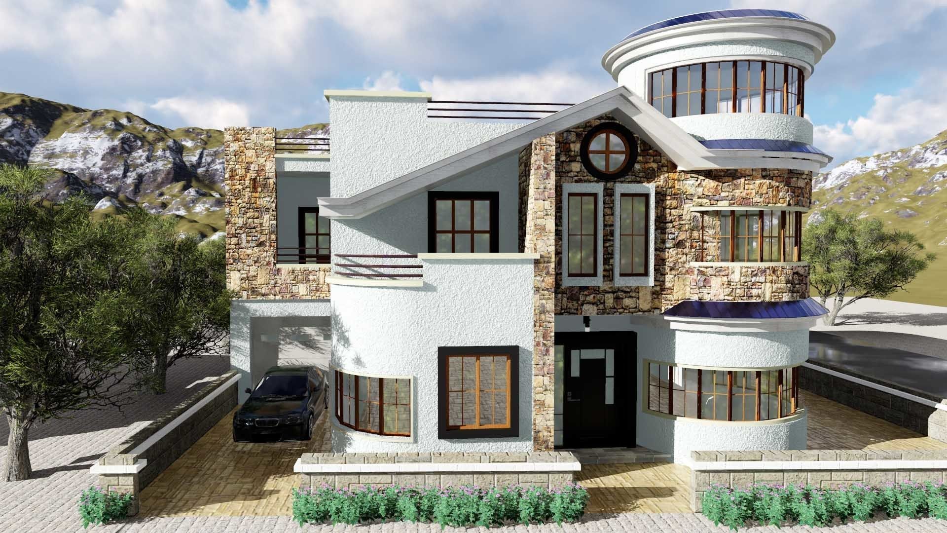 Villa in Dubai type 3D model_13