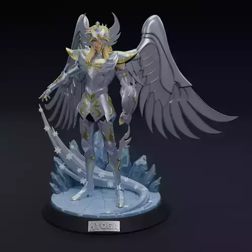 Cygnus Hyoga god divine clothes 3D print model