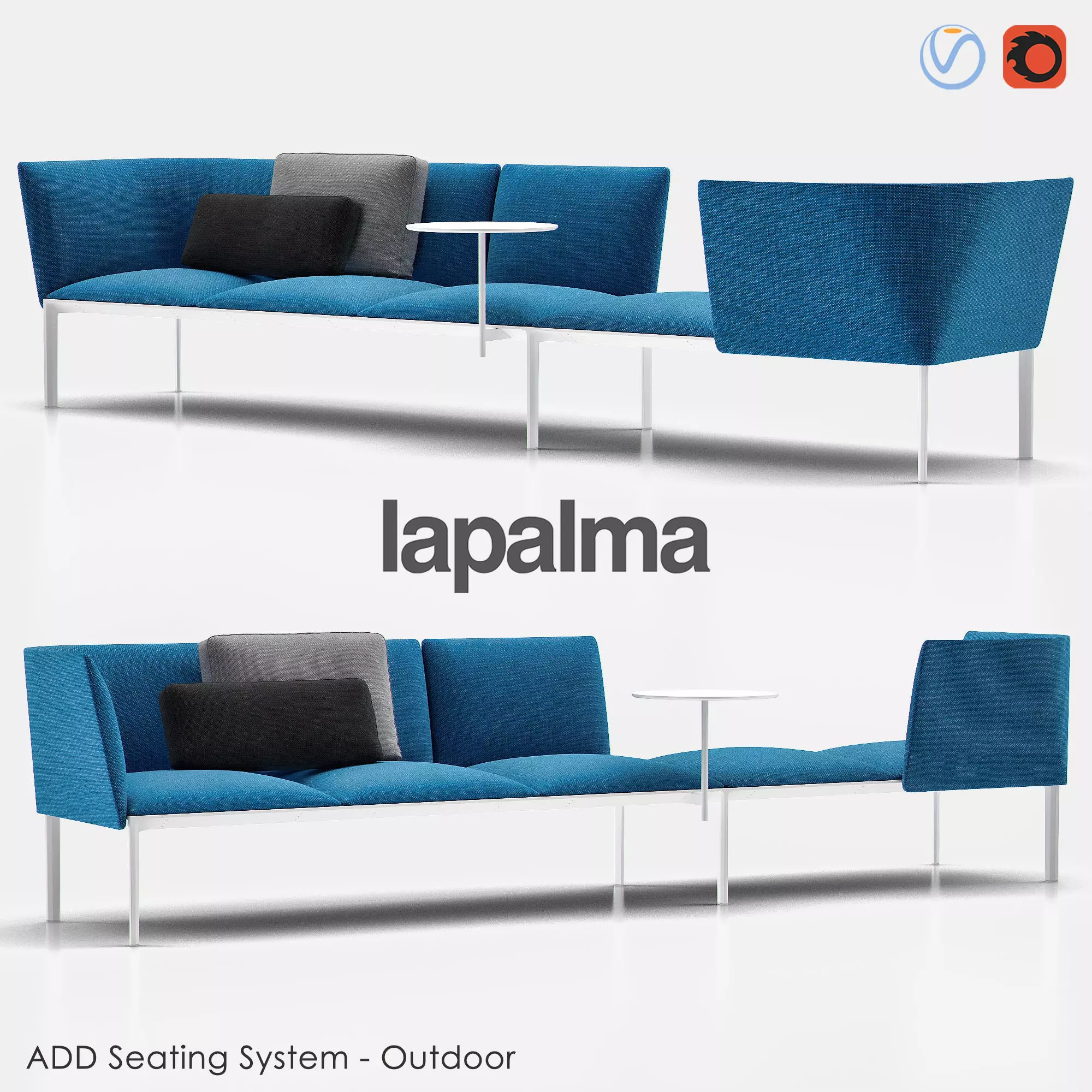 ADD OUTDOOR Seating System 3D model