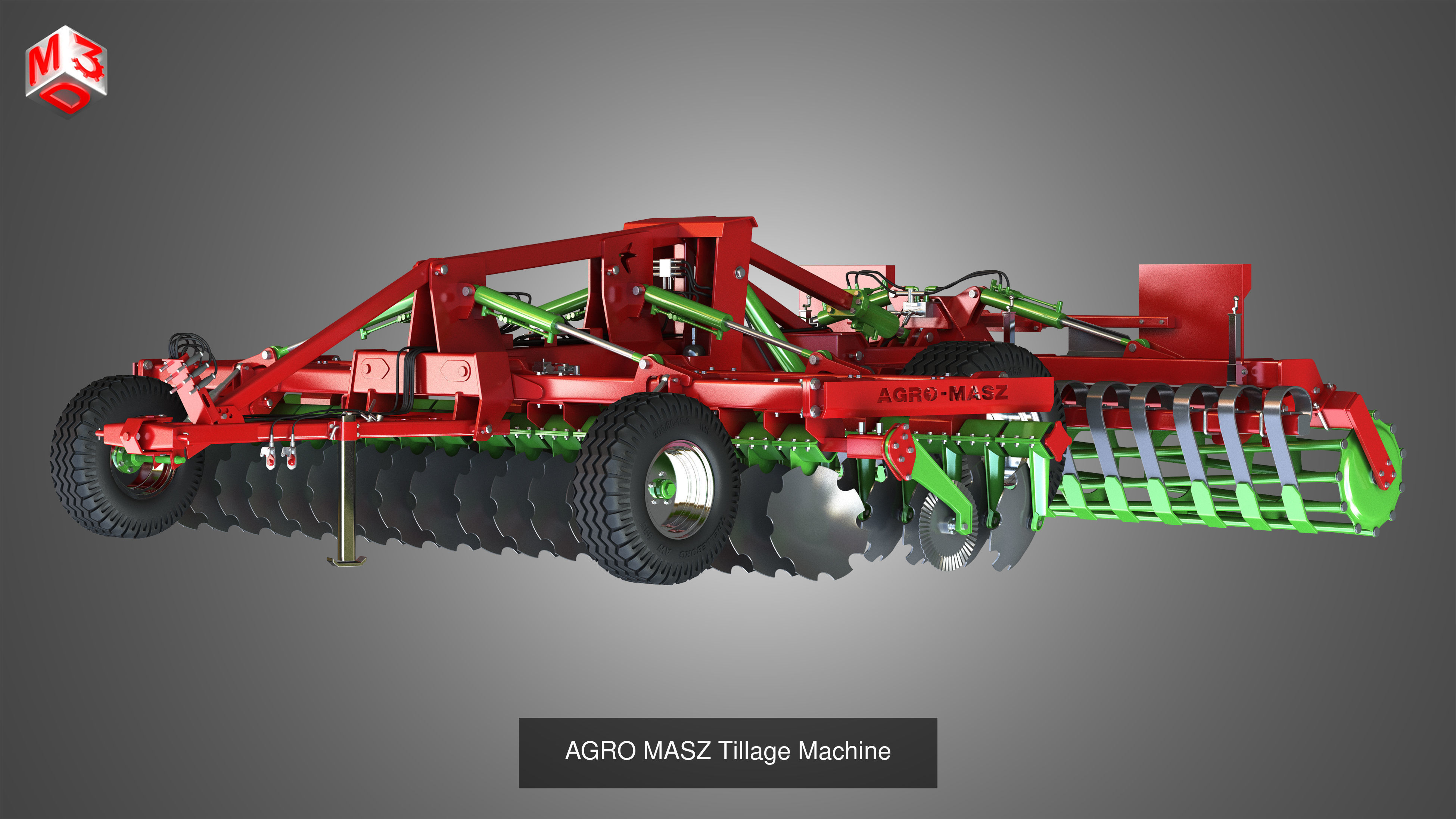 Farming Tools  3 in 1 3D Model Collection_1