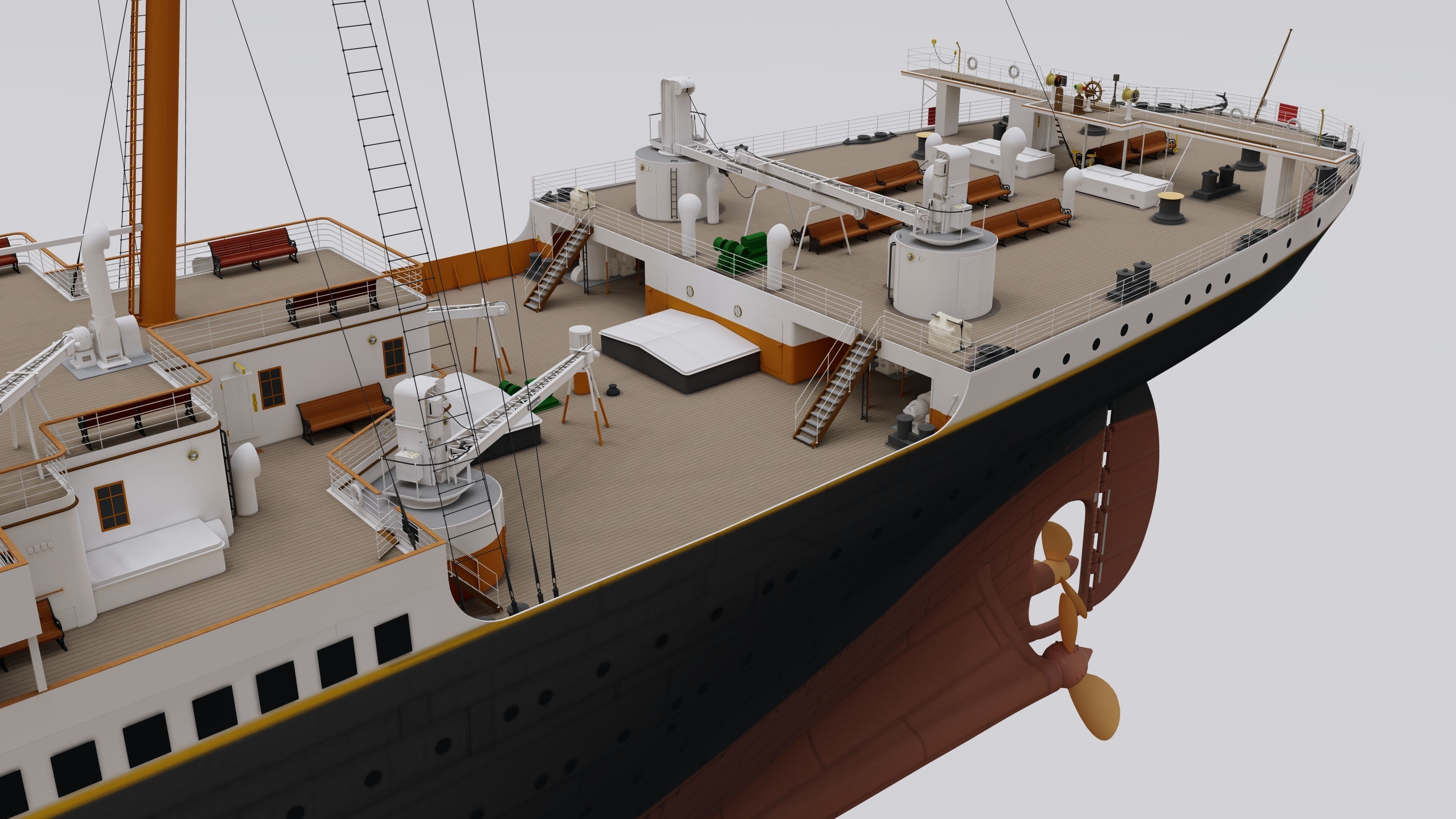 RMS Titanic 3D model_14