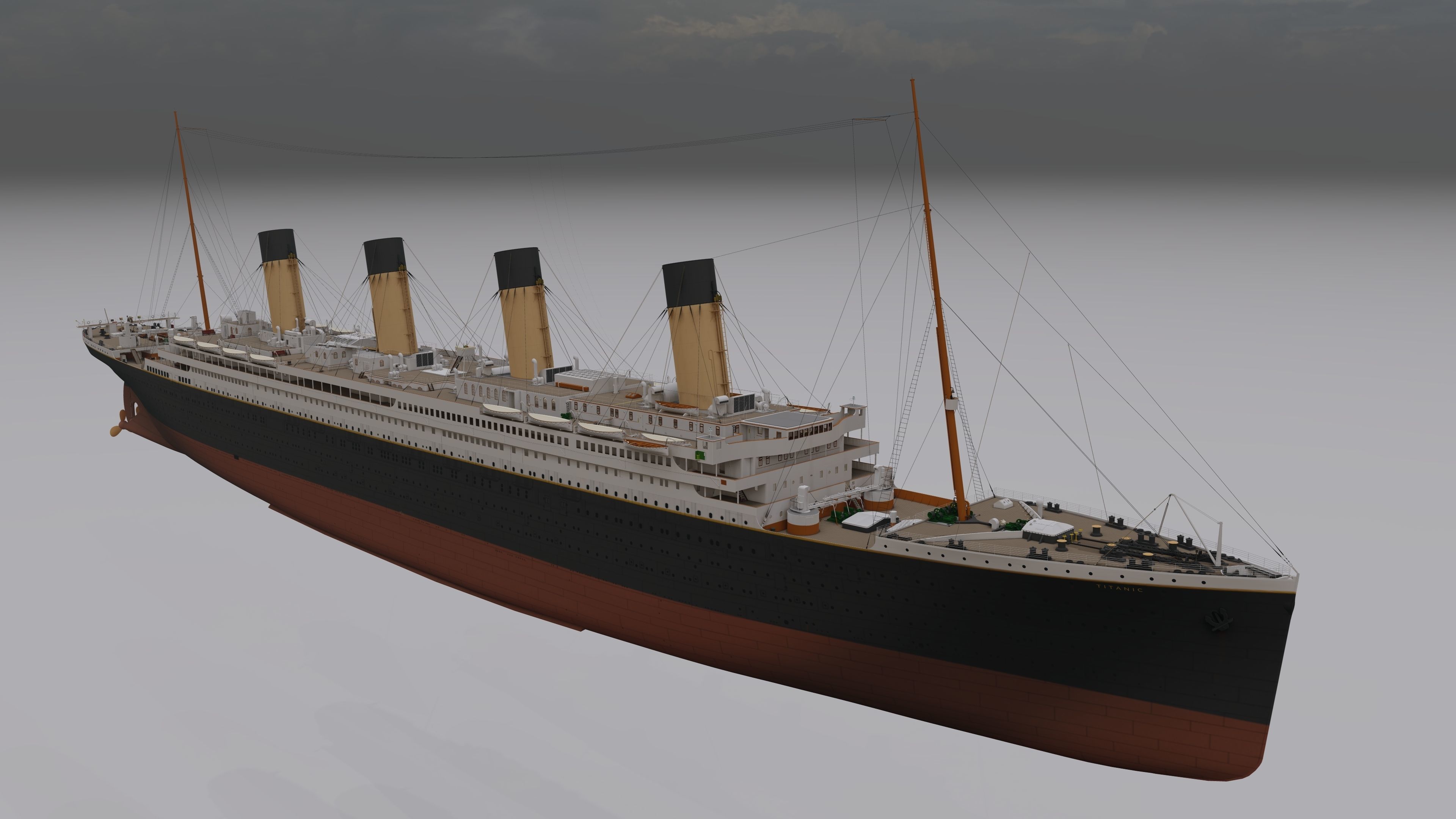 RMS Titanic 3D model_9