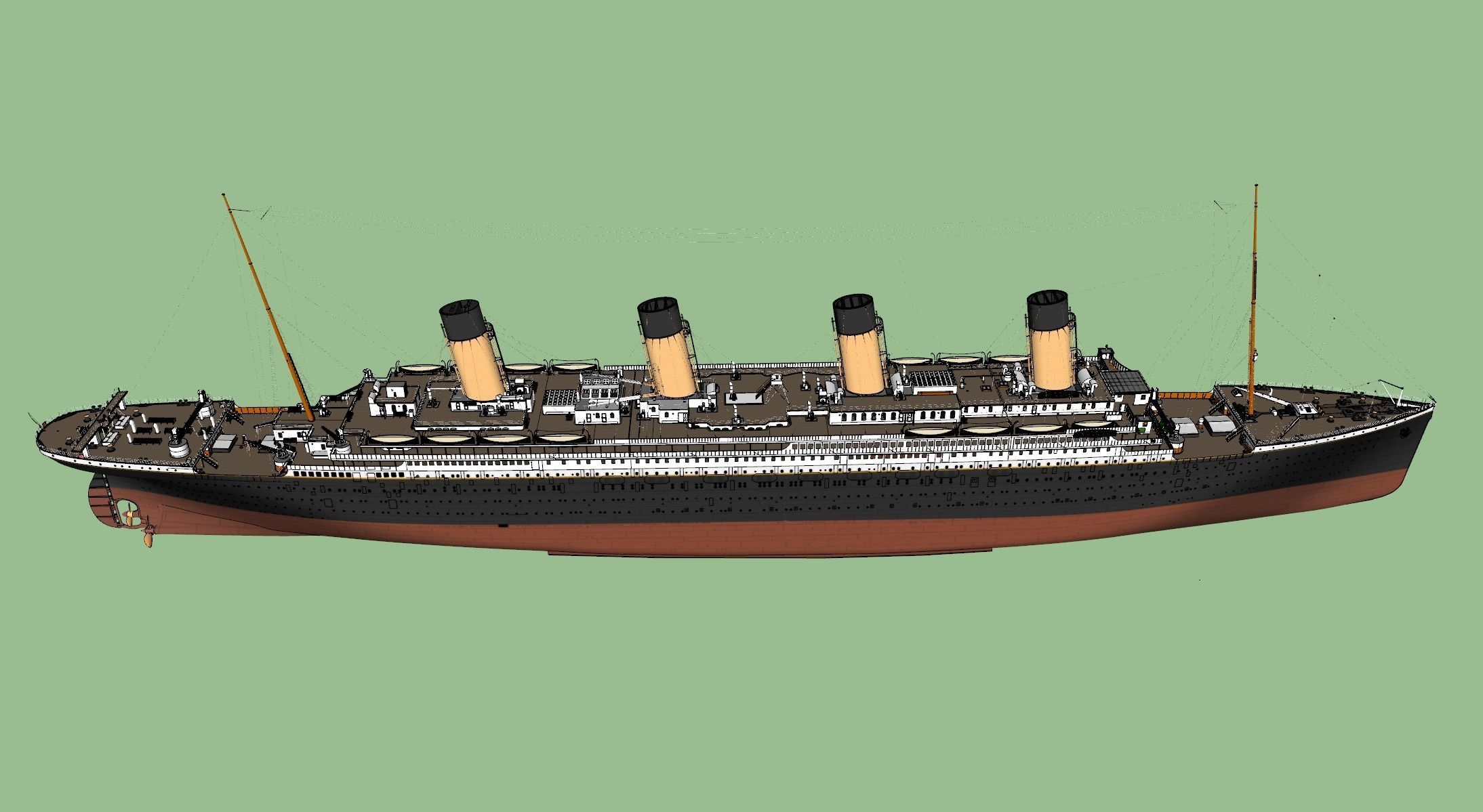 RMS Titanic 3D model_15