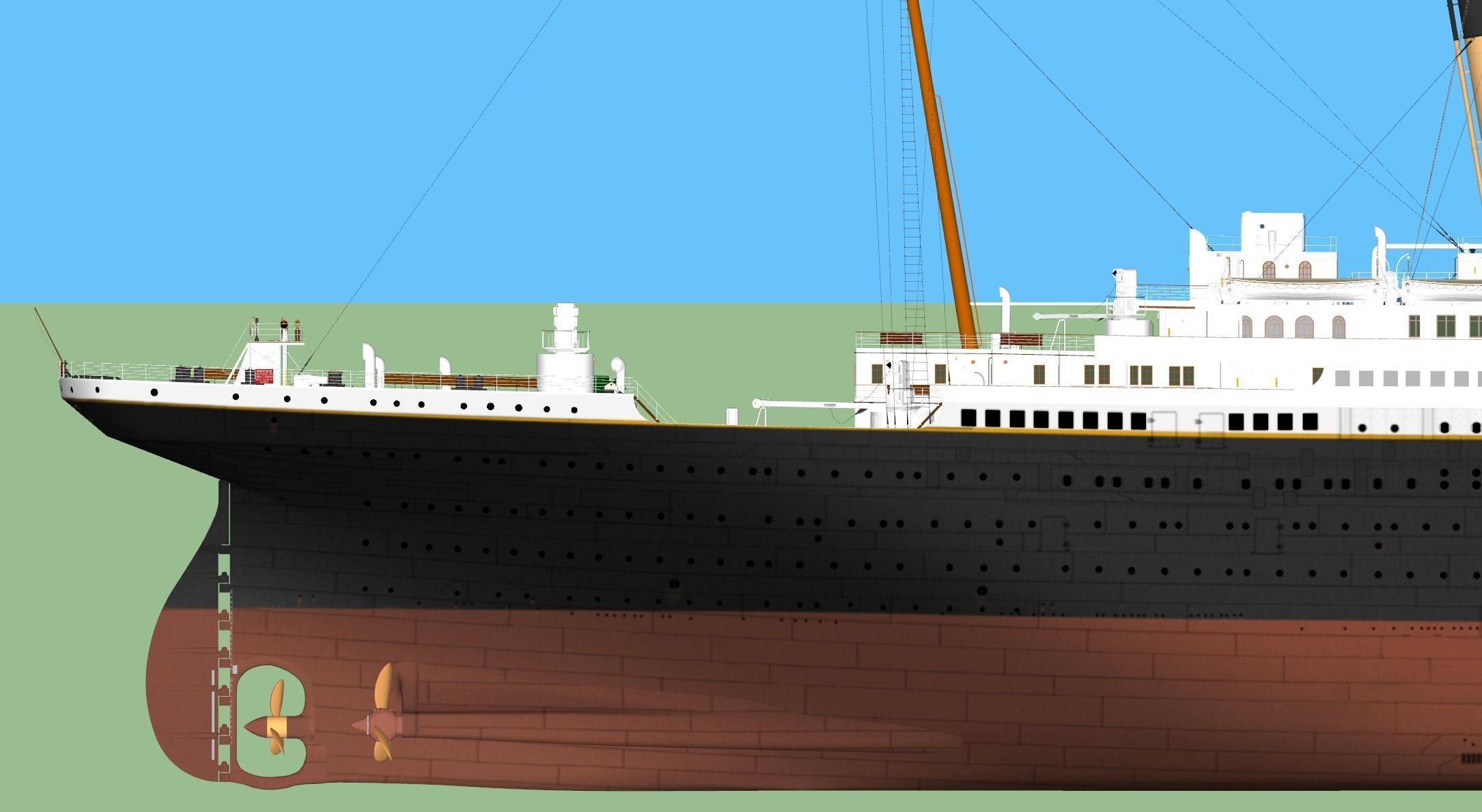 RMS Titanic 3D model_16