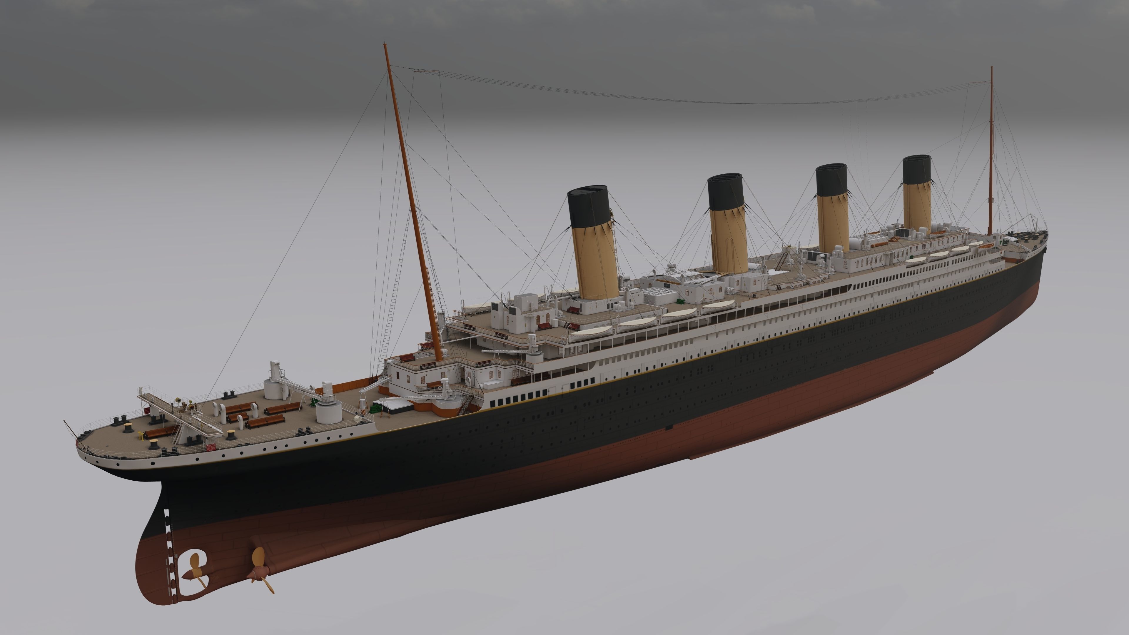RMS Titanic 3D model_10