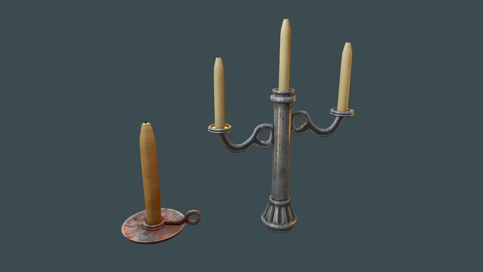 RPG BUNDLE - 10 ASSETS ITENS for a Rpg Adventure Free low-poly 3D model_7