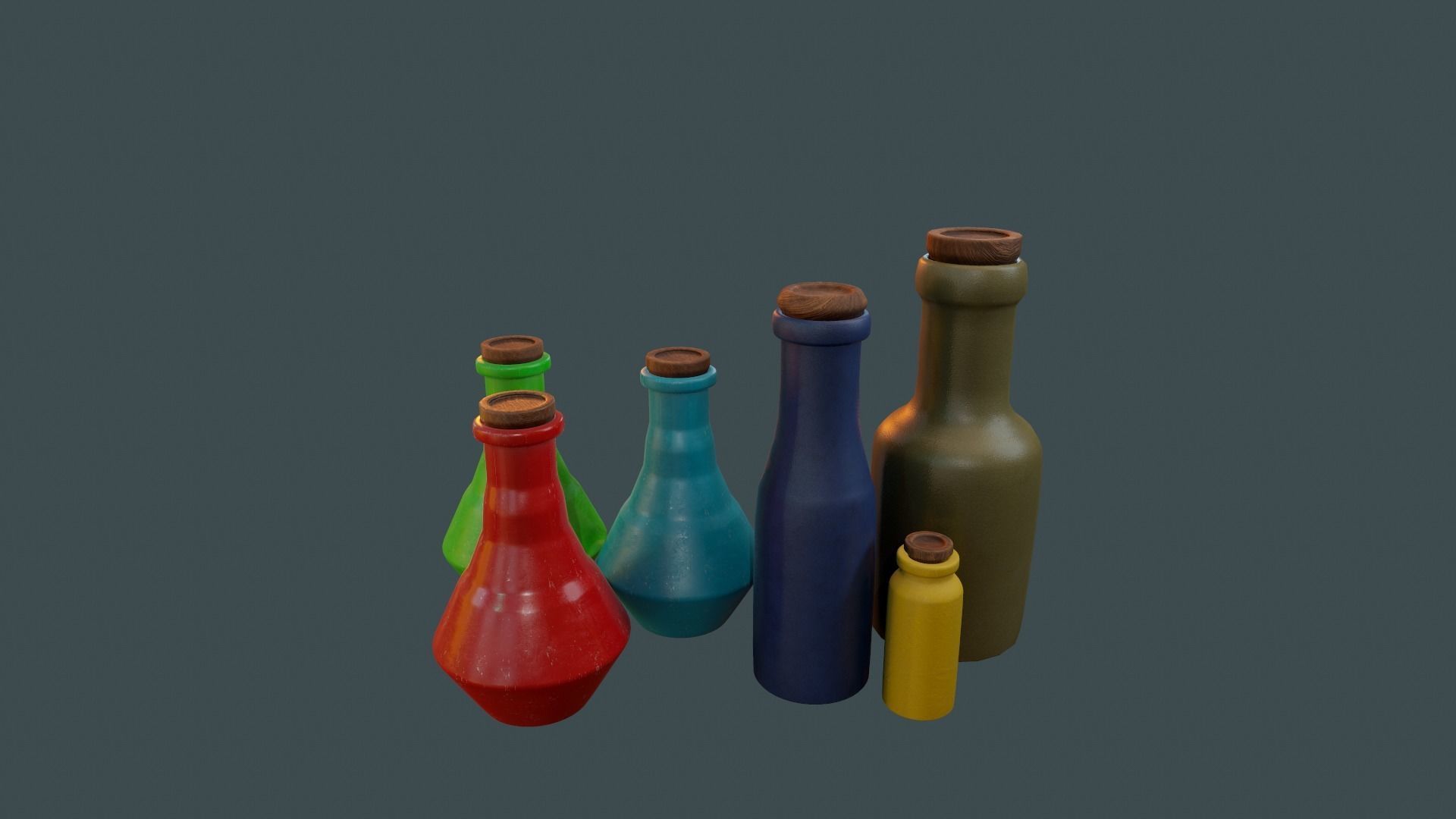 RPG BUNDLE - 10 ASSETS ITENS for a Rpg Adventure Free low-poly 3D model_12