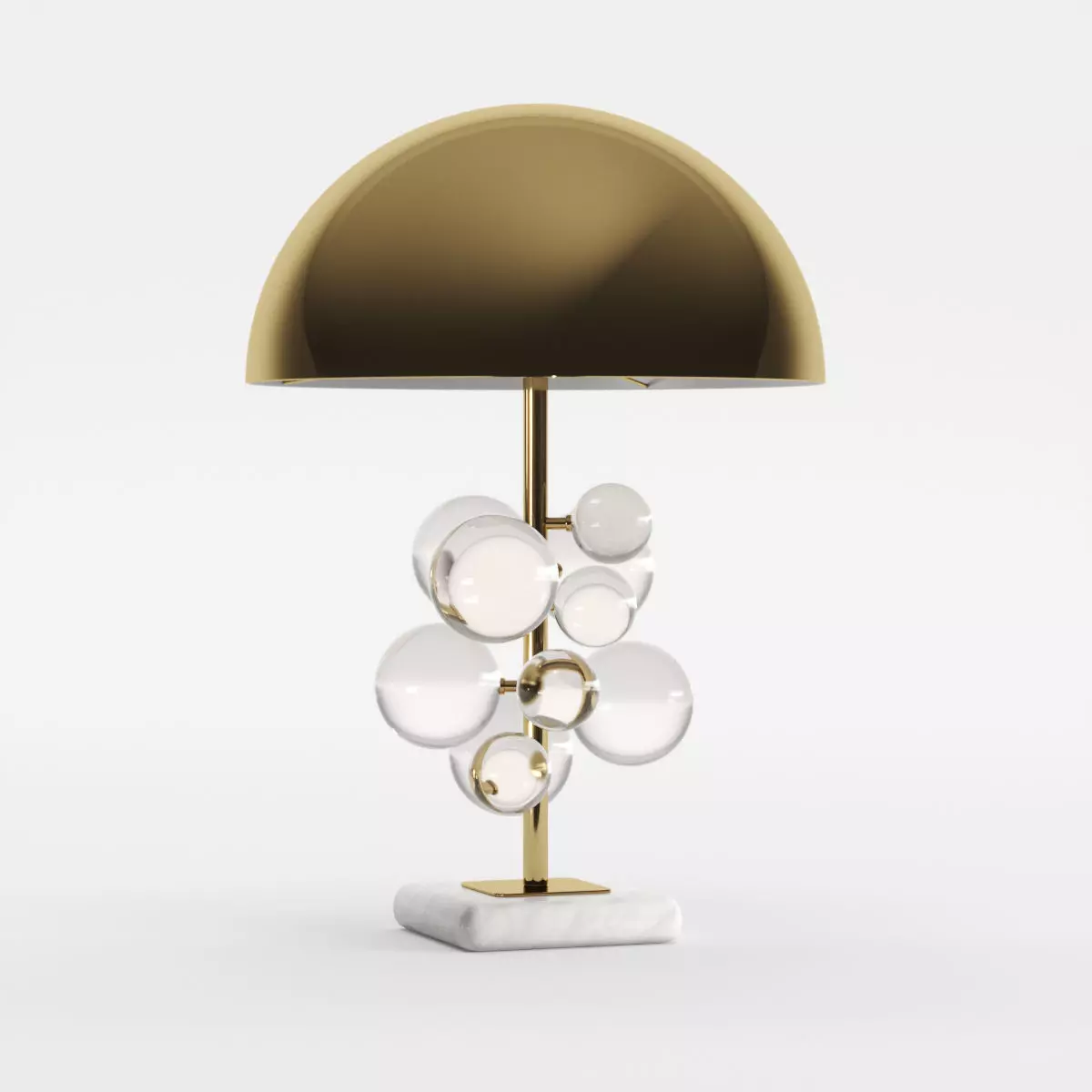 Globe Table Lamp - Jonathan Adler 3D model_0
