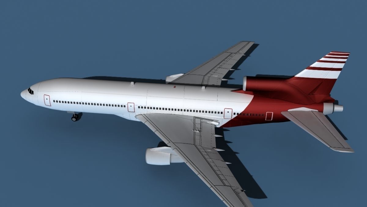 Lockheed L-1011-50 Corporate 4 3D model_9