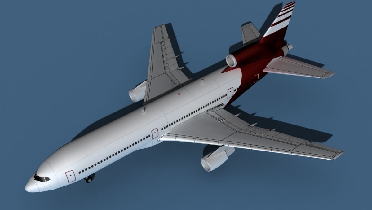 Lockheed L-1011-50 Corporate 4 3D model_10