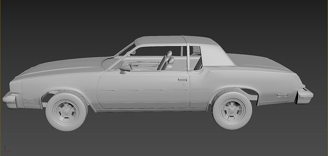 Oldsmobile Cutlass Supreme 1980 3D print model 3