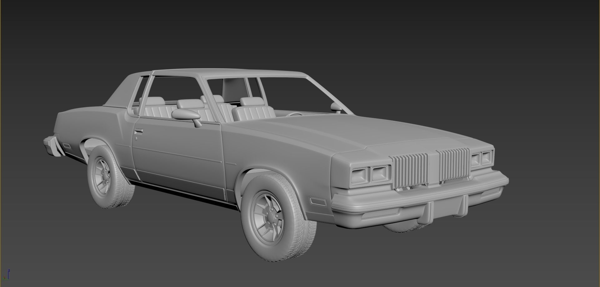 Oldsmobile Cutlass Supreme 1980 3D print model_7