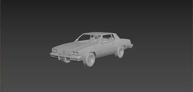 Oldsmobile Cutlass Supreme 1980 3D print model