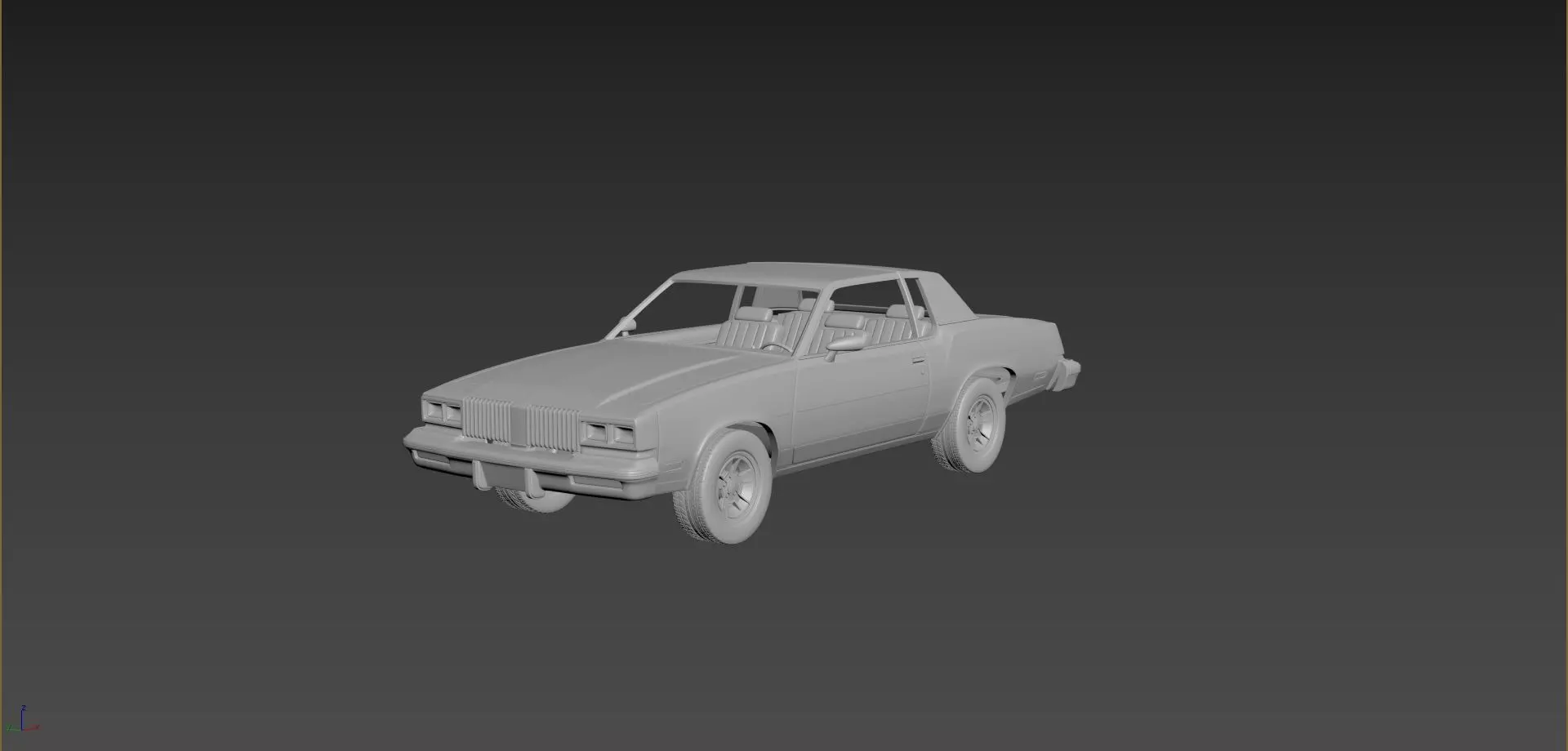 Oldsmobile Cutlass Supreme 1980 3D print model_0