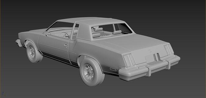 Oldsmobile Cutlass Supreme 1980 3D print model 4