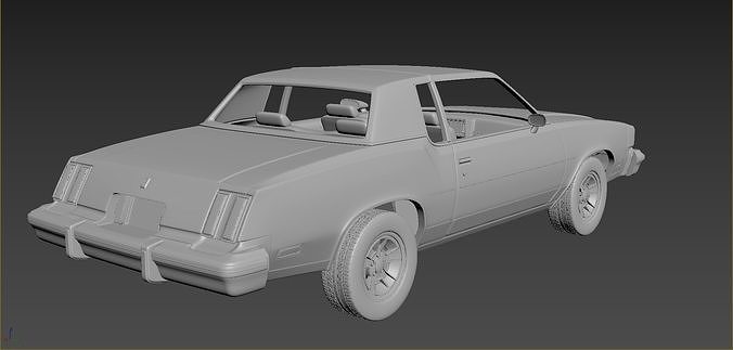 Oldsmobile Cutlass Supreme 1980 3D print model 6