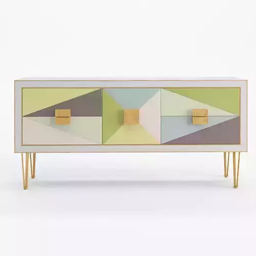Harlequin Credenza by Jonathan Adler 3D model